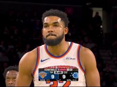 尼克斯vs魔术第1节英文原声回放