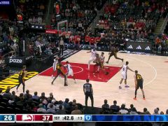 76人vs老鹰第1节英文原声回放