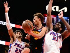 76人117-120老鹰 乔治空砍35分老鹰险胜拿下赛季双杀