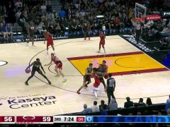 猛龙vs热火第3节中文解说回放