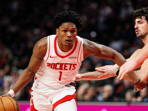 汤普森vs开拓者集锦 飞天遁地拿下24+9屡次上演逆天暴扣