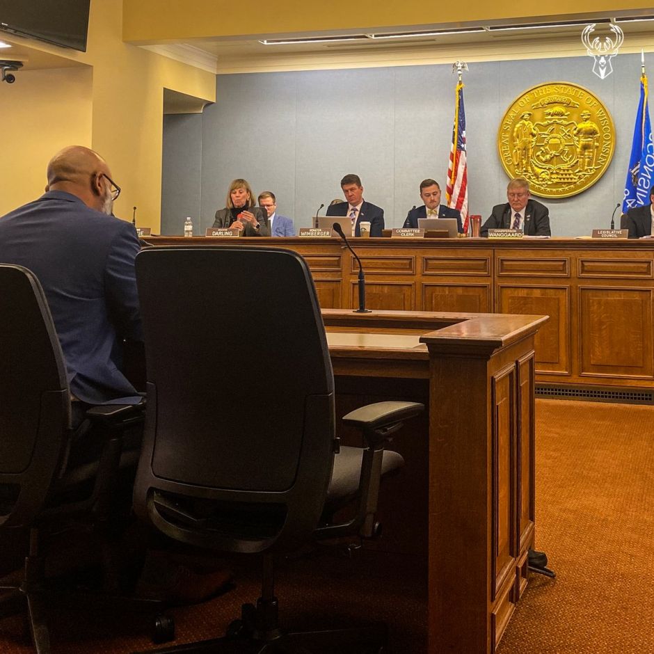 Earlier today, on behalf of the Milwaukee Bucks organization, Arvind Gopalratnam, Executive Director of the Milwaukee Bucks Foundation, testified in support of Wisconsin Senate Bill 78; which would expand access to and eligibility for expunging records.