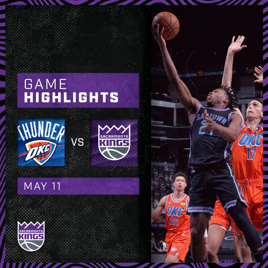 An  𝗔𝗟𝗟-𝗔𝗥𝗢𝗨𝗡𝗗 win for the squad.Sactown completes the season sweep of the Thunder 👇