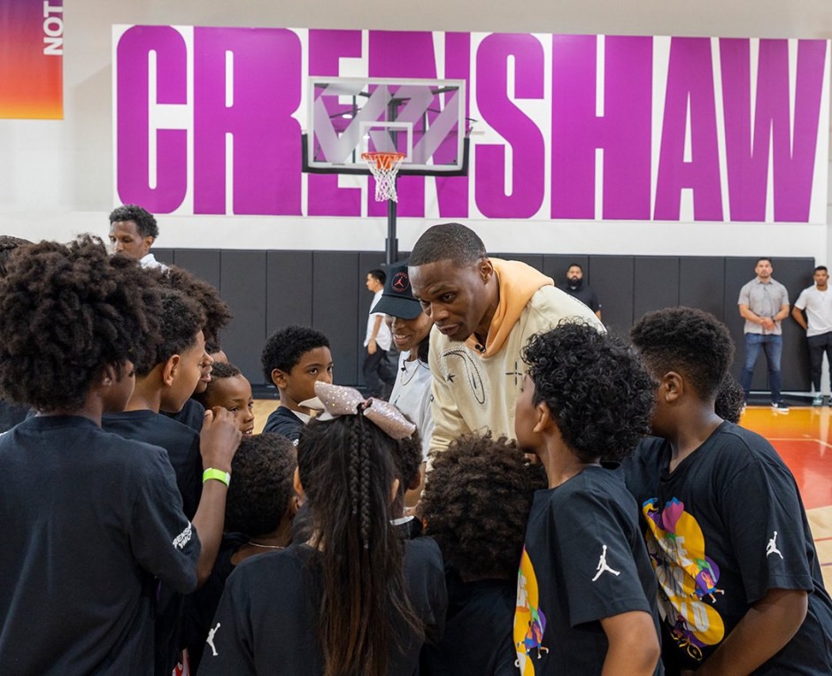 Inspiring youth to dream big and chase their goals through the WhyNot mentality at the Crenshaw YMCA.  Celebrating the 1 year anniversary of the re-opening and community mural