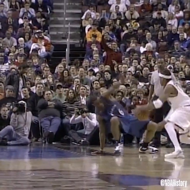This double-crossover by alleniverson is legendary 🔥🔥🔥NBAHandlesWeek