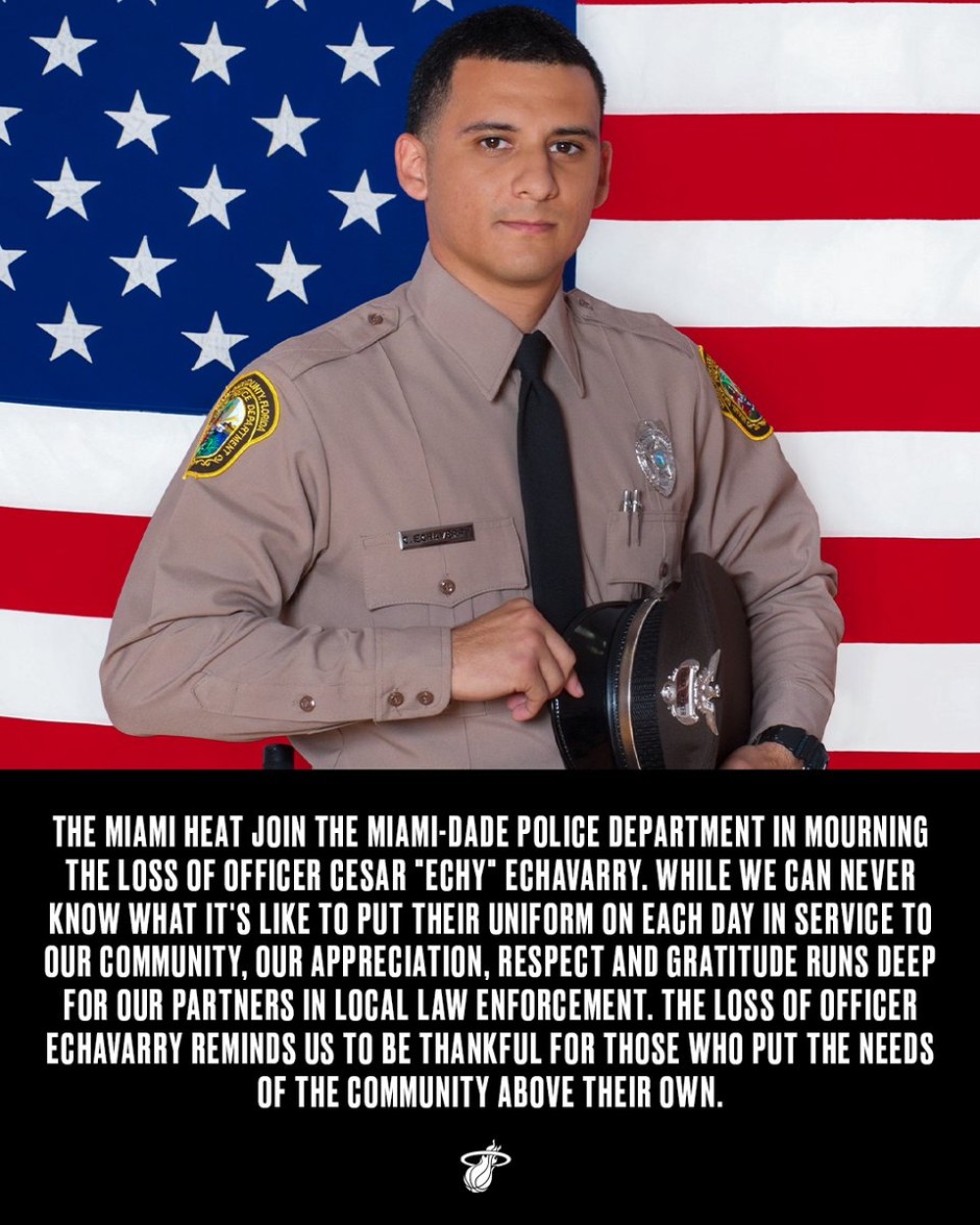 RIP Officer Cesar "Echy" Echavarry