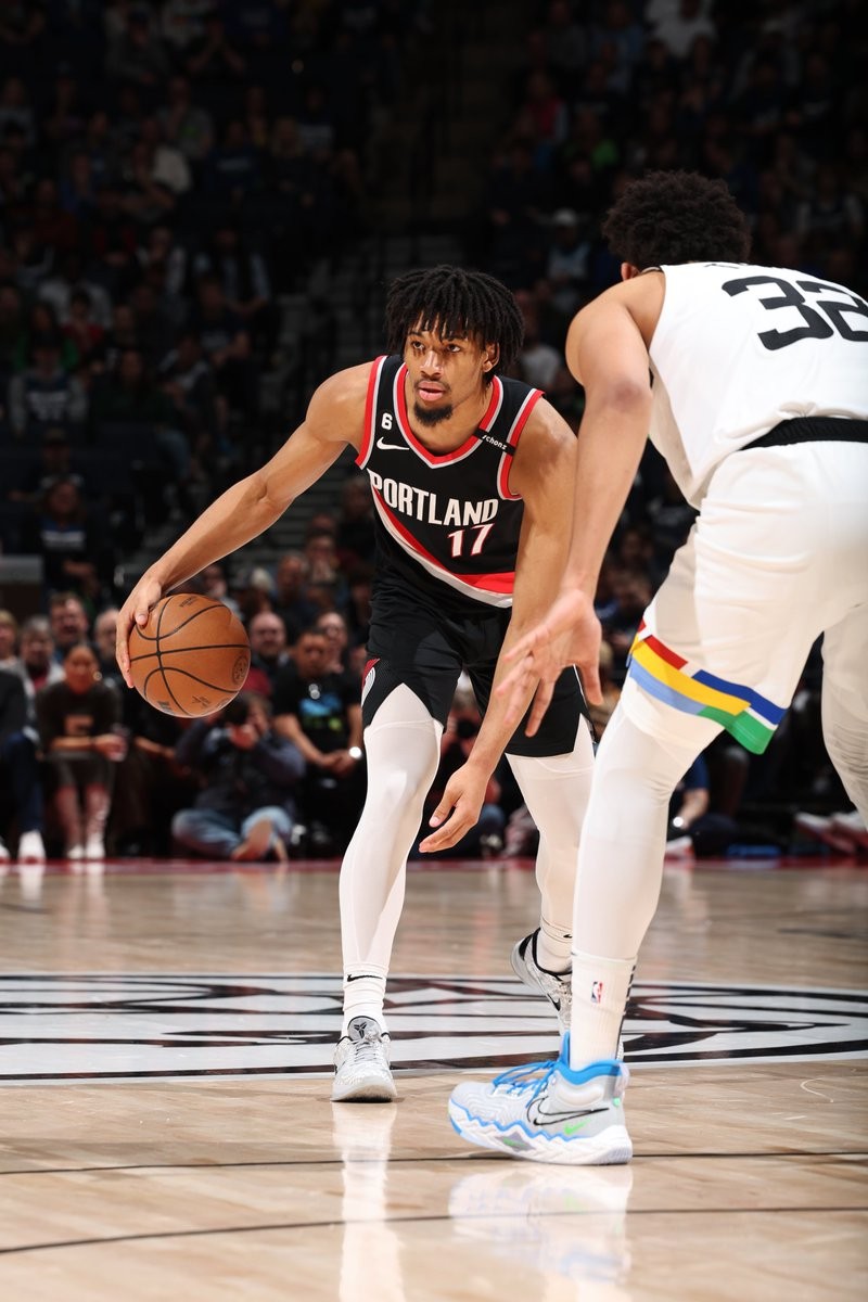 Shaedon Sharpe is the first Trail Blazers rookie to record three straight 25+ point games since Kelvin Ransey in 1981.